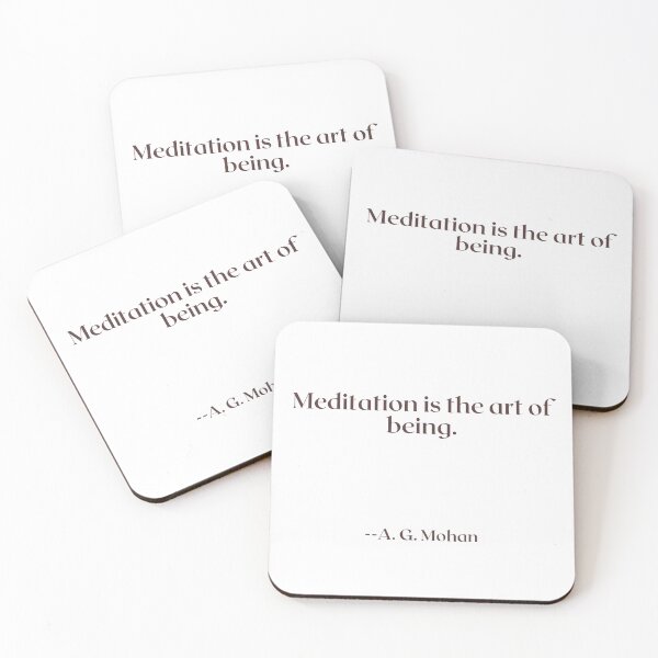 Item preview, Meditation is the art of being. designed and sold by AlwaysHome.