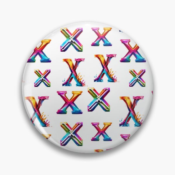 Item preview, Colorful 3D Letter X Pattern 2 designed and sold by Tom-Johnson.