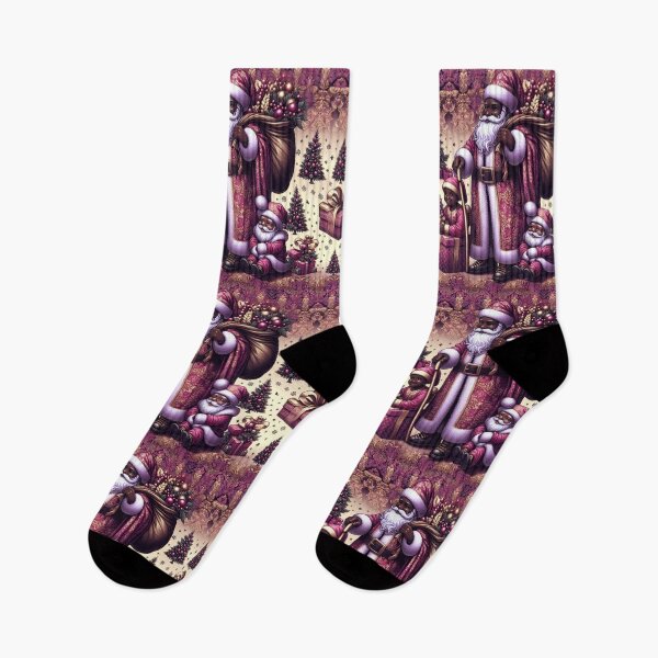Item preview, Damask Lavender & Mauve Christmas Cheer designed and sold by DesignsByPrnces.