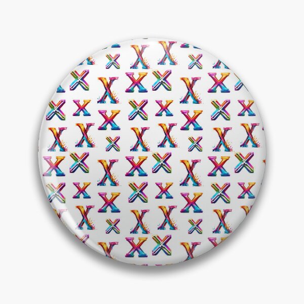 Item preview, Colorful 3D Letter X Pattern 3 designed and sold by Tom-Johnson.