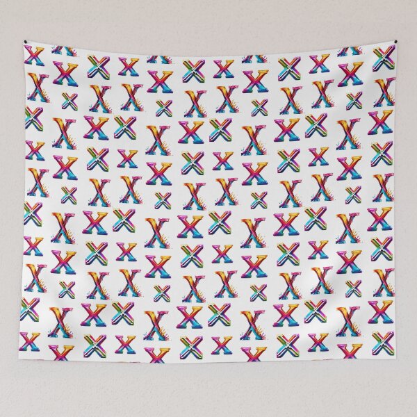 Item preview, Colorful 3D Letter X Pattern 3 designed and sold by Tom-Johnson.