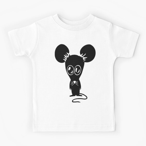 Rat Gang Crew Logo Design by iServalan Black on White Kids T-Shirt