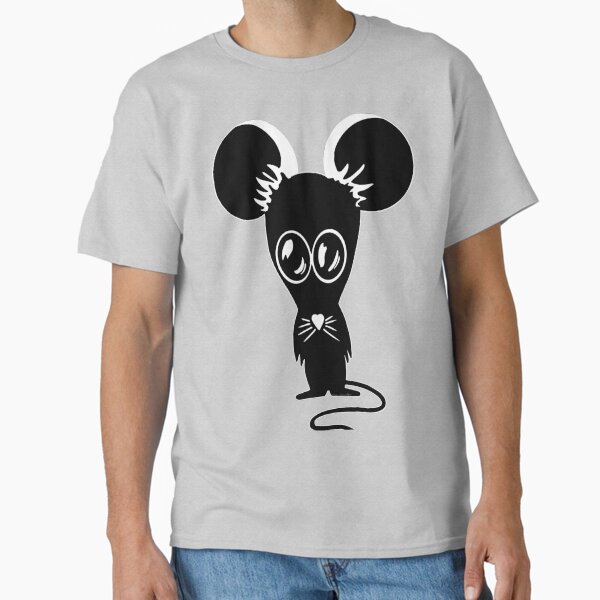 Rat Gang Crew Logo Design by iServalan Black on White Classic T-Shirt