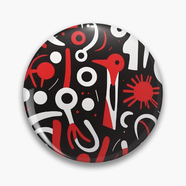 Item preview, Abstract art in red, white and black number 2 designed and sold by Harry Wibier.