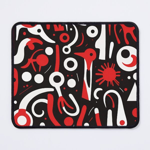 Item preview, Abstract art in red, white and black number 2 designed and sold by Harry Wibier.