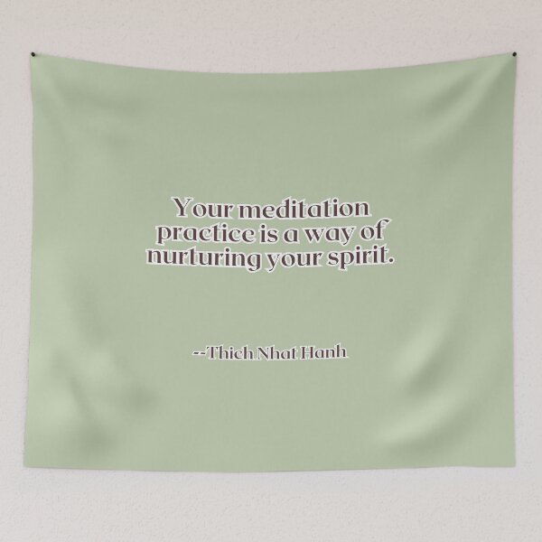 Item preview, Your meditation practice is a way of nurturing your spirit. designed and sold by AlwaysHome.