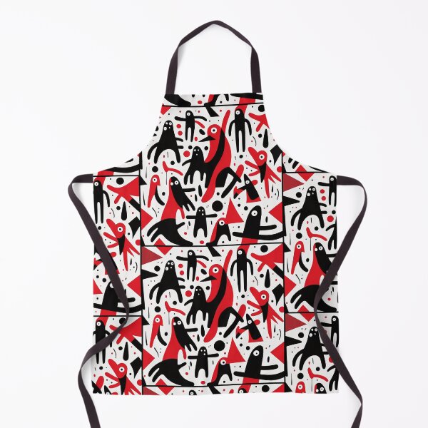 Item preview, Abstract art in red, white and black number 3 designed and sold by Harry Wibier.