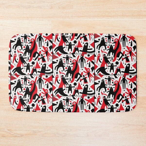 Item preview, Abstract art in red, white and black number 3 designed and sold by Harry Wibier.