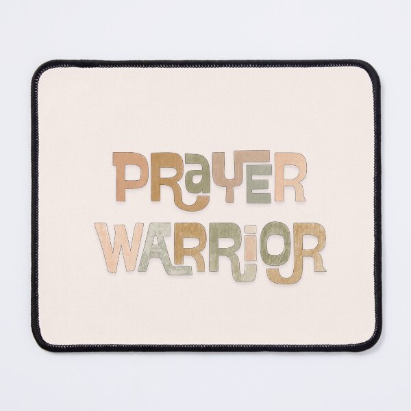 Item preview, Prayer Warrior, Christian Inspired Typography designed and sold by Our Bible Journey.