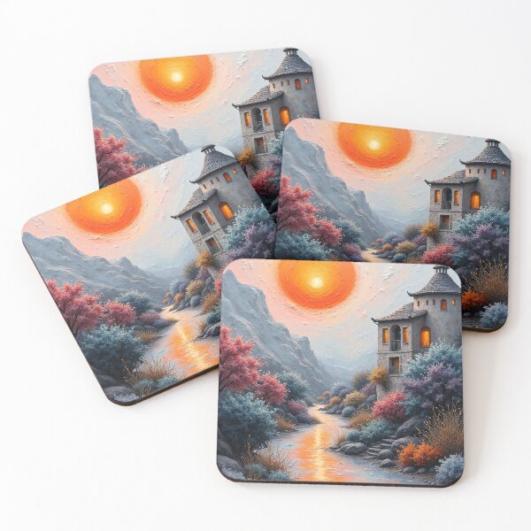 Item preview, Dreamy Scenery in Oil Paints designed and sold by ArtCreator2023.