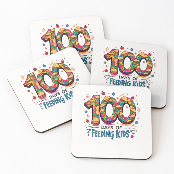 Item preview, 100 Days of Feeding Kids T-Shirt - Fun School Lunch Design designed and sold by DigitalArtByNow.