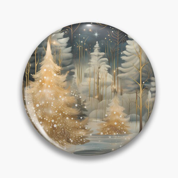 Item preview, Snowy forest.Winter landscape.Winter night. designed and sold by MagelliShop.