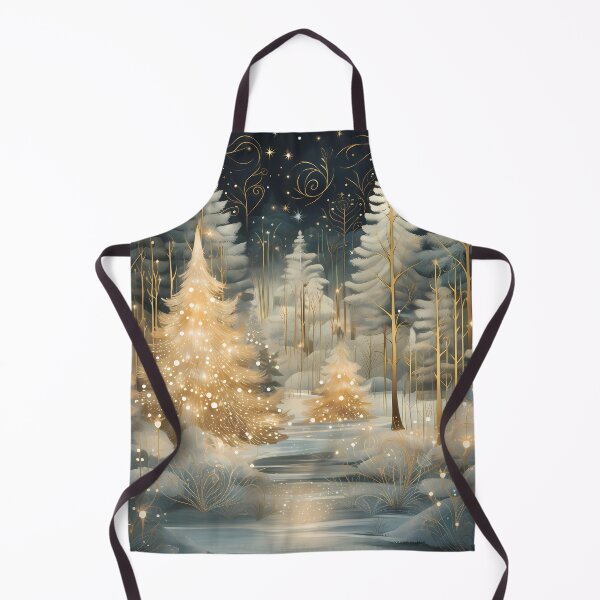 Item preview, Snowy forest.Winter landscape.Winter night. designed and sold by MagelliShop.