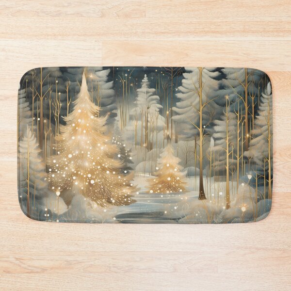 Item preview, Snowy forest.Winter landscape.Winter night. designed and sold by MagelliShop.