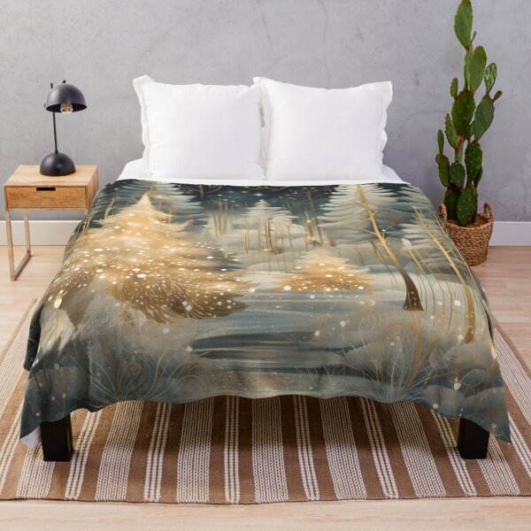 Item preview, Snowy forest.Winter landscape.Winter night. designed and sold by MagelliShop.
