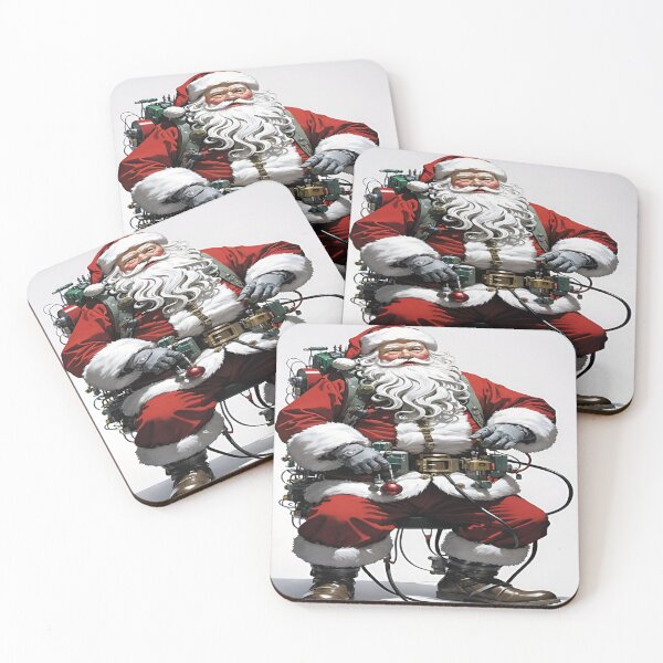 Item preview, Christmas Santa Claus robot. designed and sold by DaliaSabryTee.
