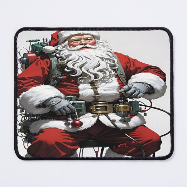 Item preview, Christmas Santa Claus robot. designed and sold by DaliaSabryTee.