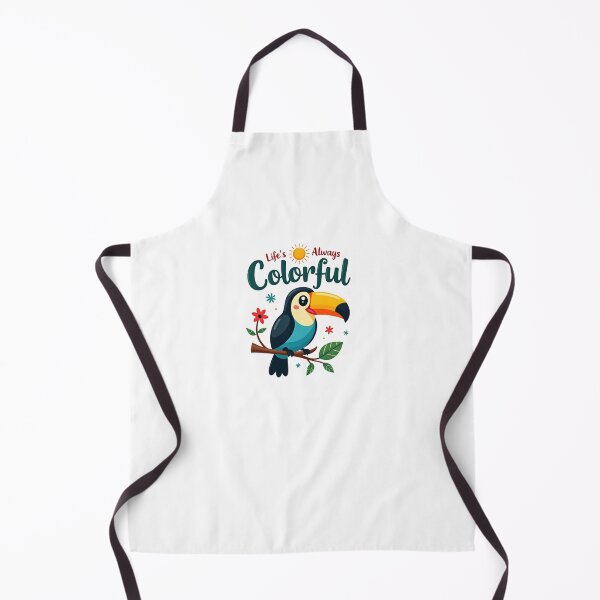 Item preview, Life's Always Colorful cute toucan designed and sold by FriendlyLlama.