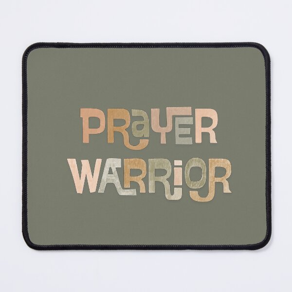 Item preview, Prayer Warrior, Christian Inspired Typography designed and sold by Our Bible Journey.