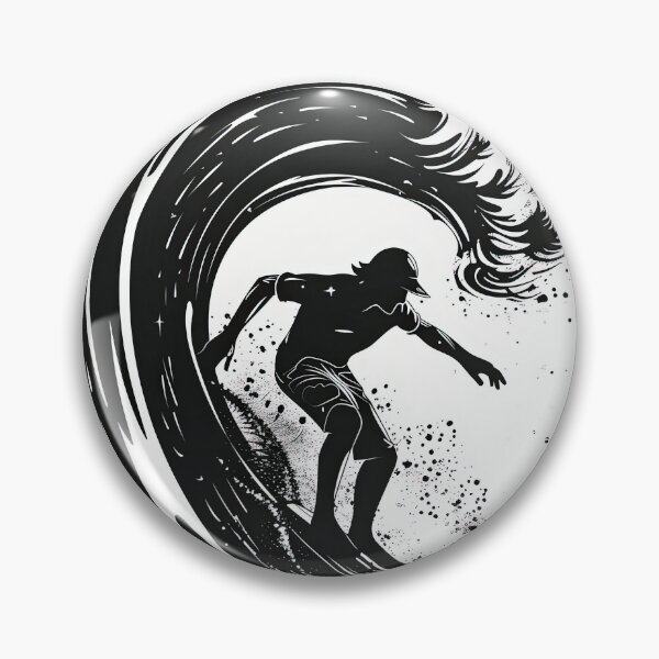Item preview, Epic Surfing Moment with Sunset Glow designed and sold by Piotrek0001.