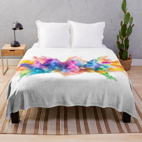 Item preview, An abstract wave of a vibrant Holi festival color powder explosion, featuring a dynamic burst of multicolored powders designed and sold by ThaiArtShop.