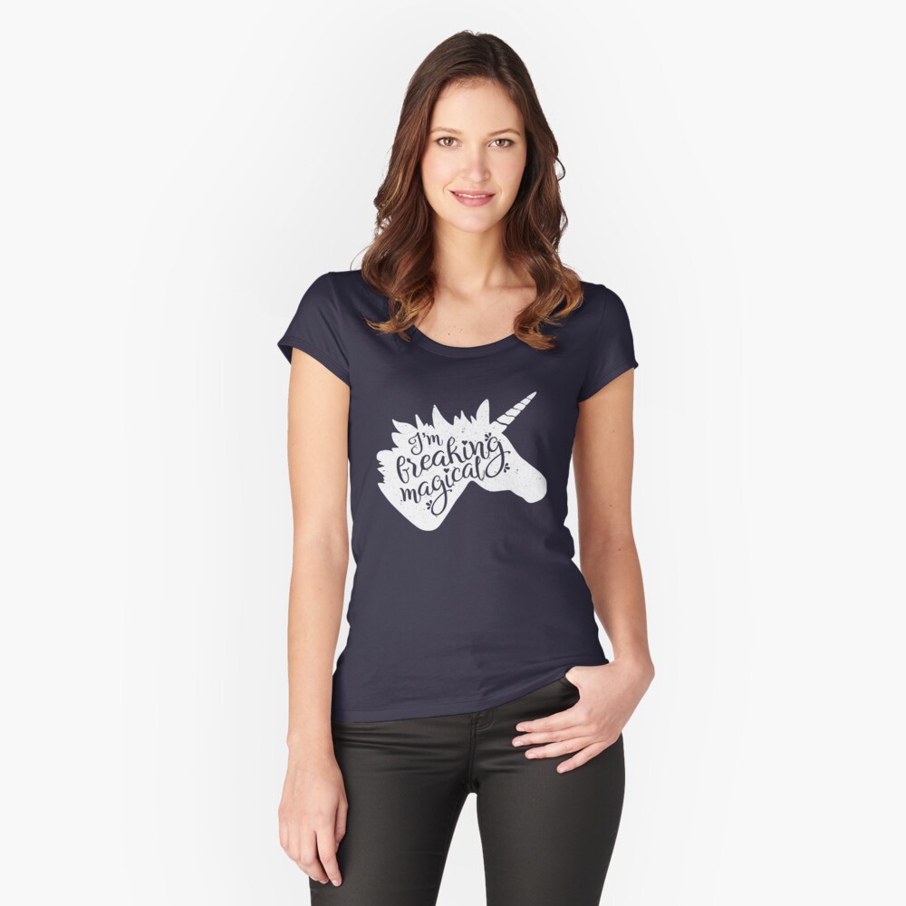 Item preview, Fitted Scoop T-Shirt designed and sold by 3CCreativDesign.