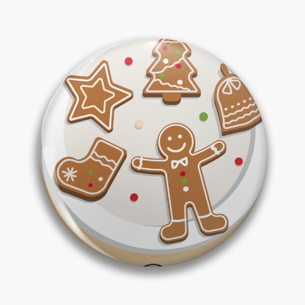 Artikelvorschau, Merry Christmas Lebkuchenteller Hellbraun entworfen und verkauft von SimplyPsycho.