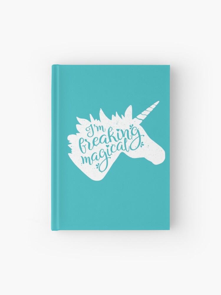 Thumbnail 1 of 3, Journal, Vintage I'm a freaking magical unicorn designed and sold by 3CCreativDesign.