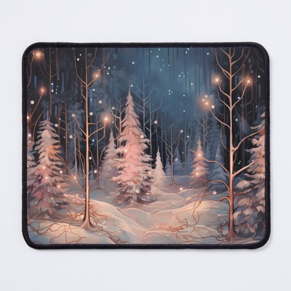 Item preview, Snowy forest.Winter landscape.Winter night. designed and sold by MagelliShop.