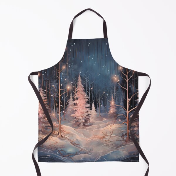 Item preview, Snowy forest.Winter landscape.Winter night. designed and sold by MagelliShop.