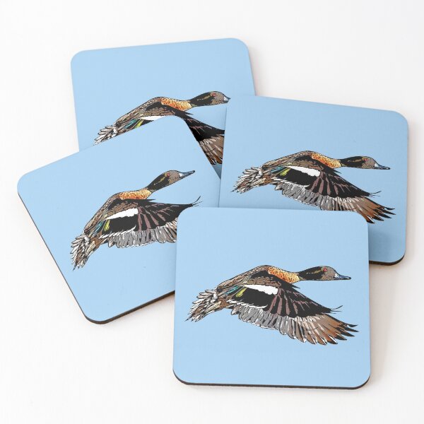 Item preview, Chestnut Teal Flying Black Alternate Design  designed and sold by designsasstultd.