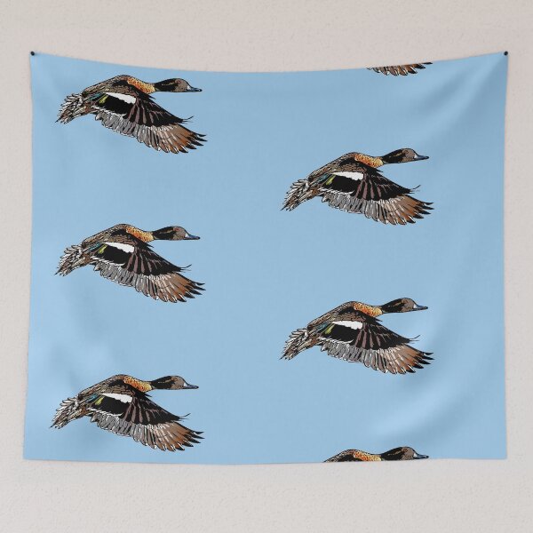 Item preview, Chestnut Teal Flying Black Alternate Design  designed and sold by designsasstultd.
