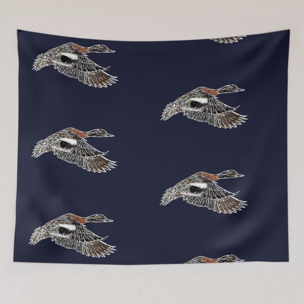 Item preview, Chestnut Teal Flying White Alternate Design  designed and sold by designsasstultd.
