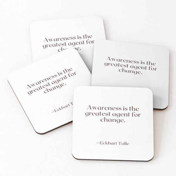 Item preview, Awareness is the greatest agent for change. designed and sold by AlwaysHome.