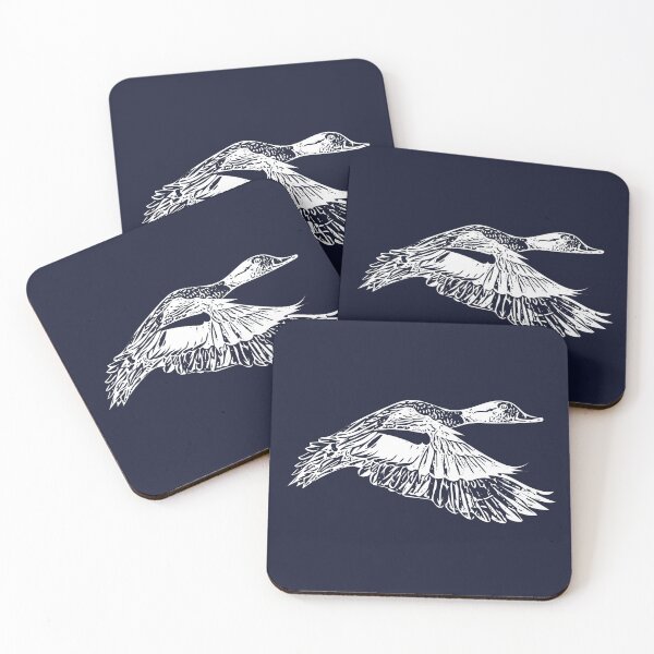Item preview, Chestnut Teal Flying White Design  designed and sold by designsasstultd.