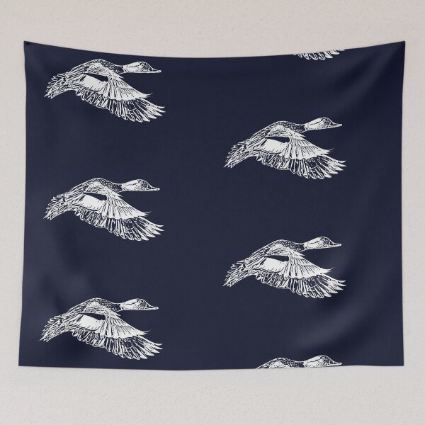 Item preview, Chestnut Teal Flying White Design  designed and sold by designsasstultd.
