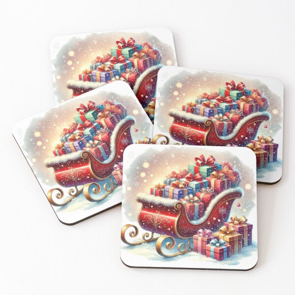 Item preview, Santa’s Sleigh – Present Express designed and sold by Blink Art Studio.
