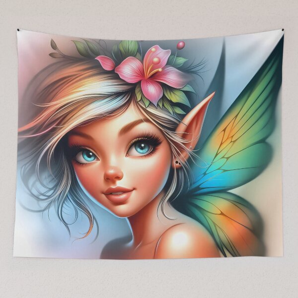 Item preview, Vibrant Fairy Portrait designed and sold by Vitalka-uk.