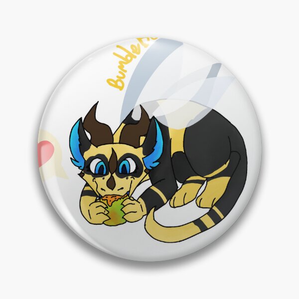 Item preview, Bumblebee with a mango designed and sold by BeeTheDragon-1.