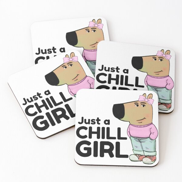 Item preview, Chill Girl - I am just a chill girl meme designed and sold by Visual Stimulus.