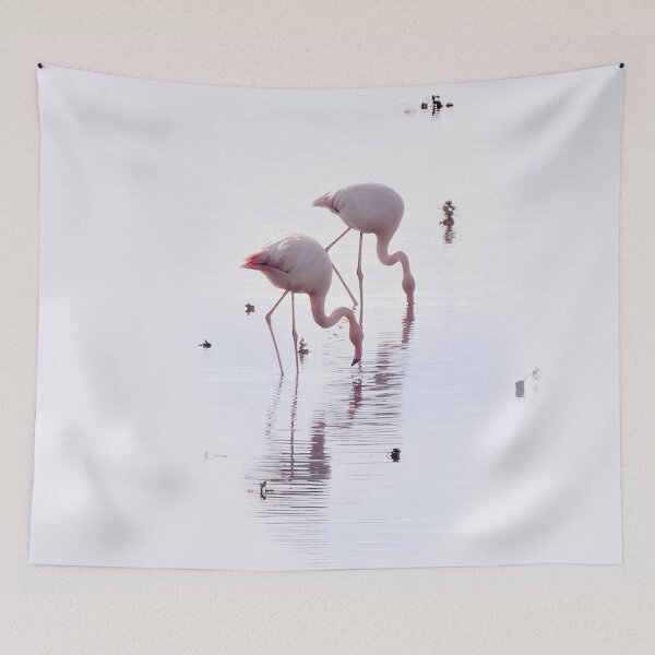 Item preview, Graceful Reflections - flamingos designed and sold by Art By M.