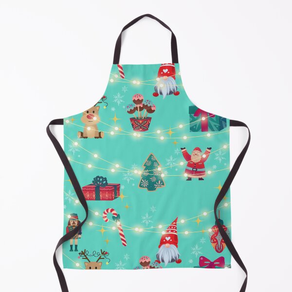 Item preview, Santa, Candy, Nut cracker, gift print in green designed and sold by Anisha Vaz.