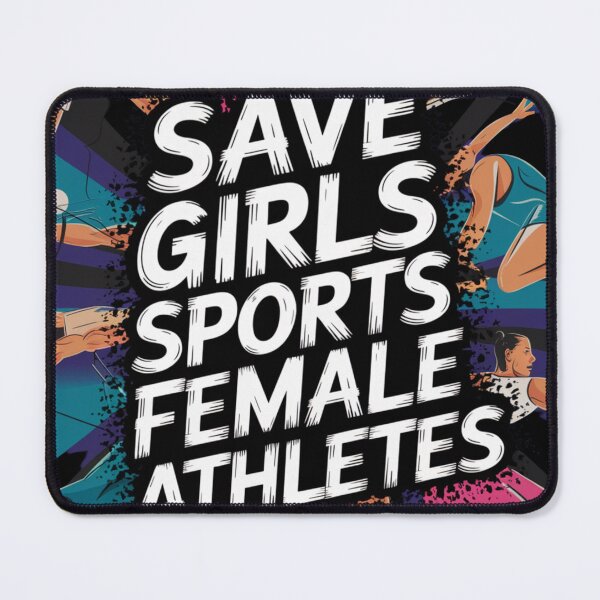 Item preview, Save Girls Sports Female Athletes designed and sold by MaxxerDesigns.