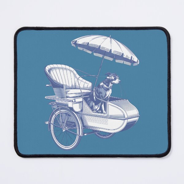 Item preview, Whimsical Blueprint: Dog-Friendly Motorcycle Sidecar Concept designed and sold by 3MillsDesign.