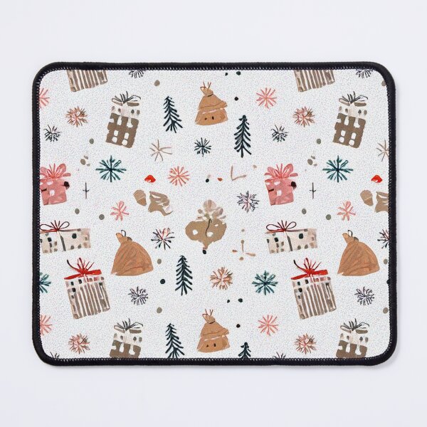 Item preview, Holiday Gift and Tree Pattern designed and sold by DigitalGemArt.
