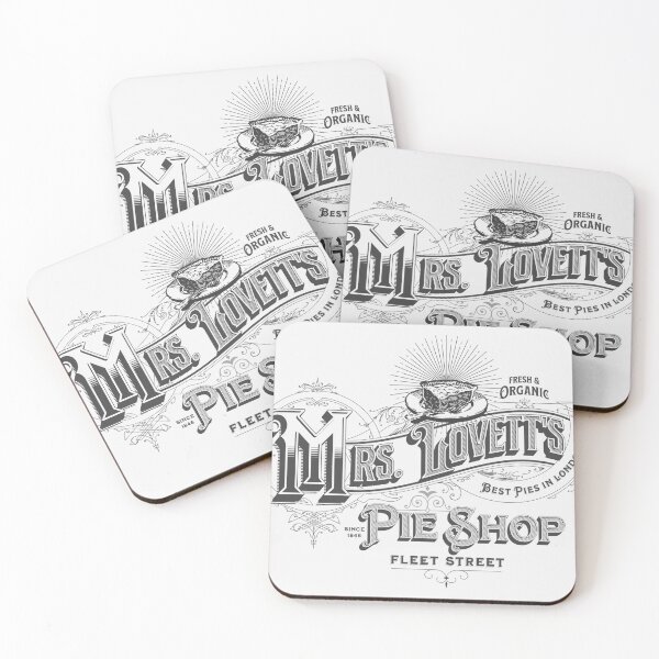 Item preview, Vintage Mrs. Lovett's Pie Shop Logo - Sweeney Todd Inspired Design designed and sold by PricklyBearArt.