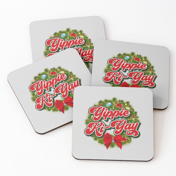 Item preview, Yippee Ki-Yay - Christmas Wreath designed and sold by hadleyfoo.