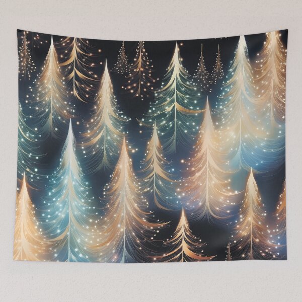Item preview, Snowy forest. Winter landscape. Winter night. designed and sold by MagelliShop.