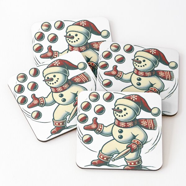 Item preview, Snowman Juggling Christmas Ornaments designed and sold by lubushop1.