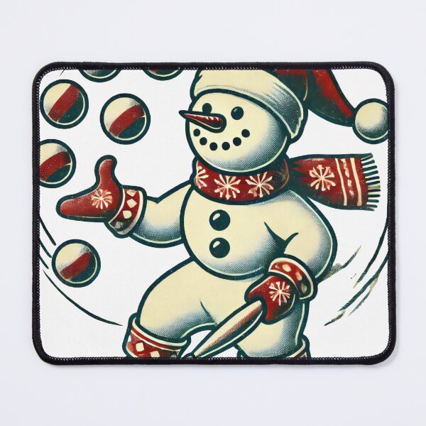 Item preview, Snowman Juggling Christmas Ornaments designed and sold by lubushop1.